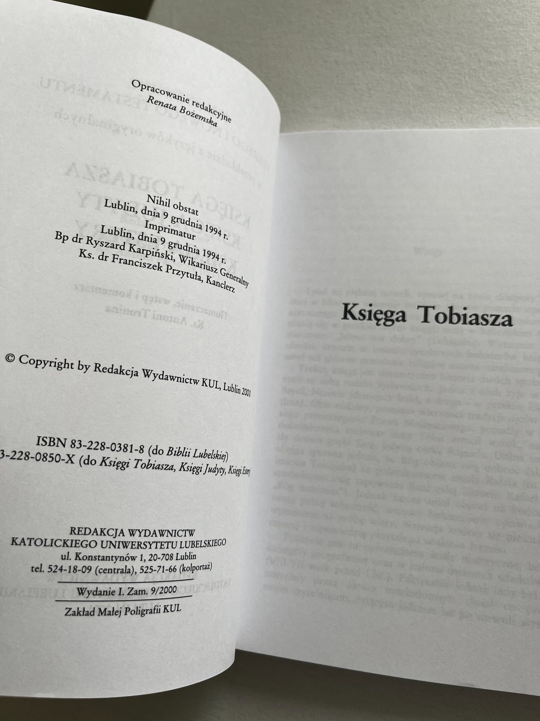 Biblia Lubelska - Księga Tobiasza. Księga Judyty. Księga Estery 4 Biblia Lubelska - Księga Tobiasza. Księga Judyty. Księga Estery - obrazek 4