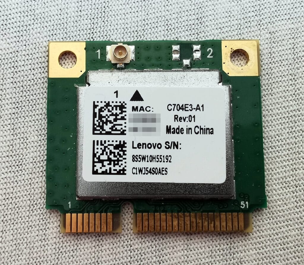 Karta WiFi RTL8821BE miniPCIe