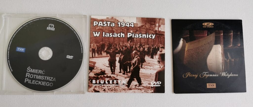 Zestaw filmów historycznych 3 szt. 2x DVD 1x VCD