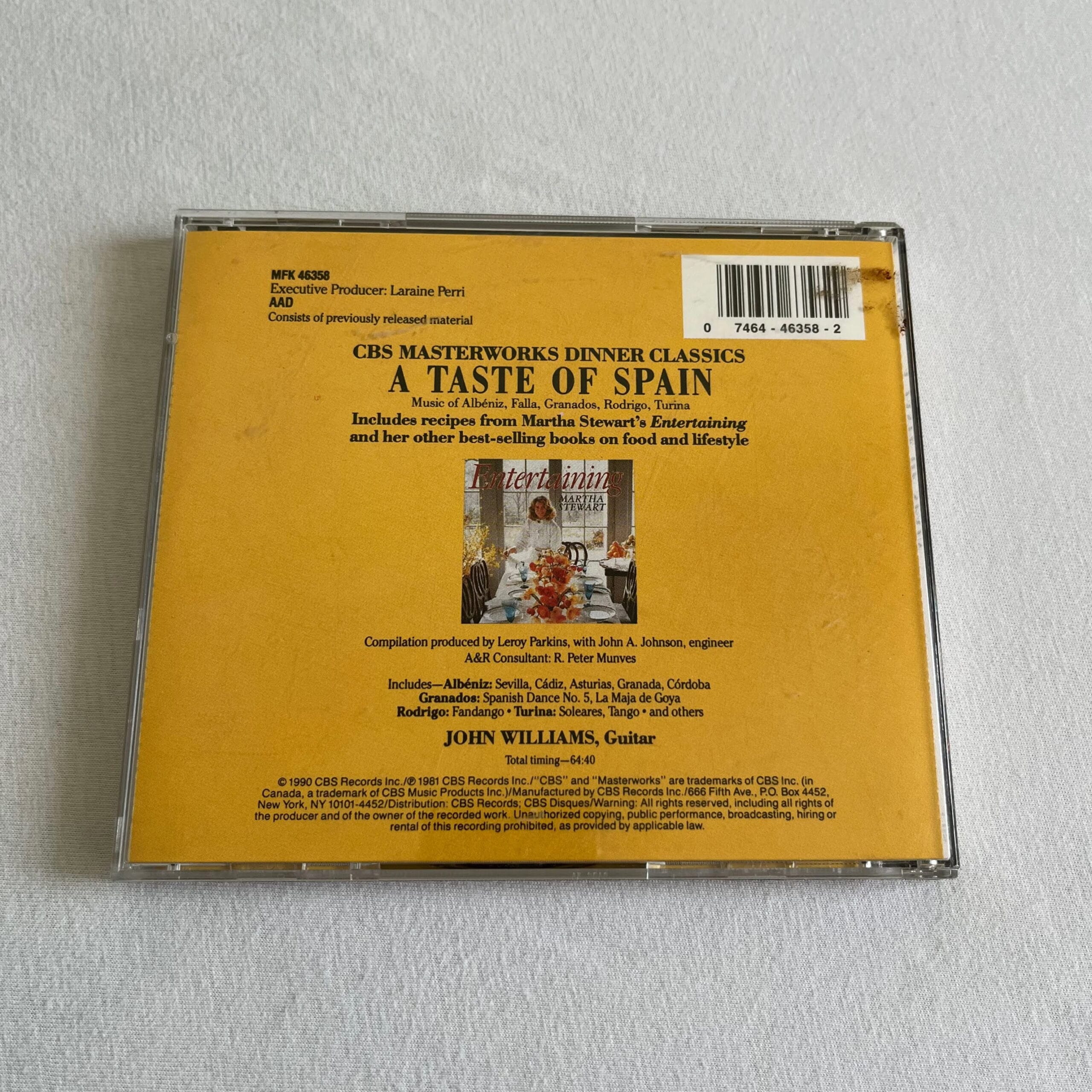 CBS Masterworks Dinner Classics - A Taste of Spain 3 CBS Masterworks Dinner Classics - A Taste of Spain - obrazek 3