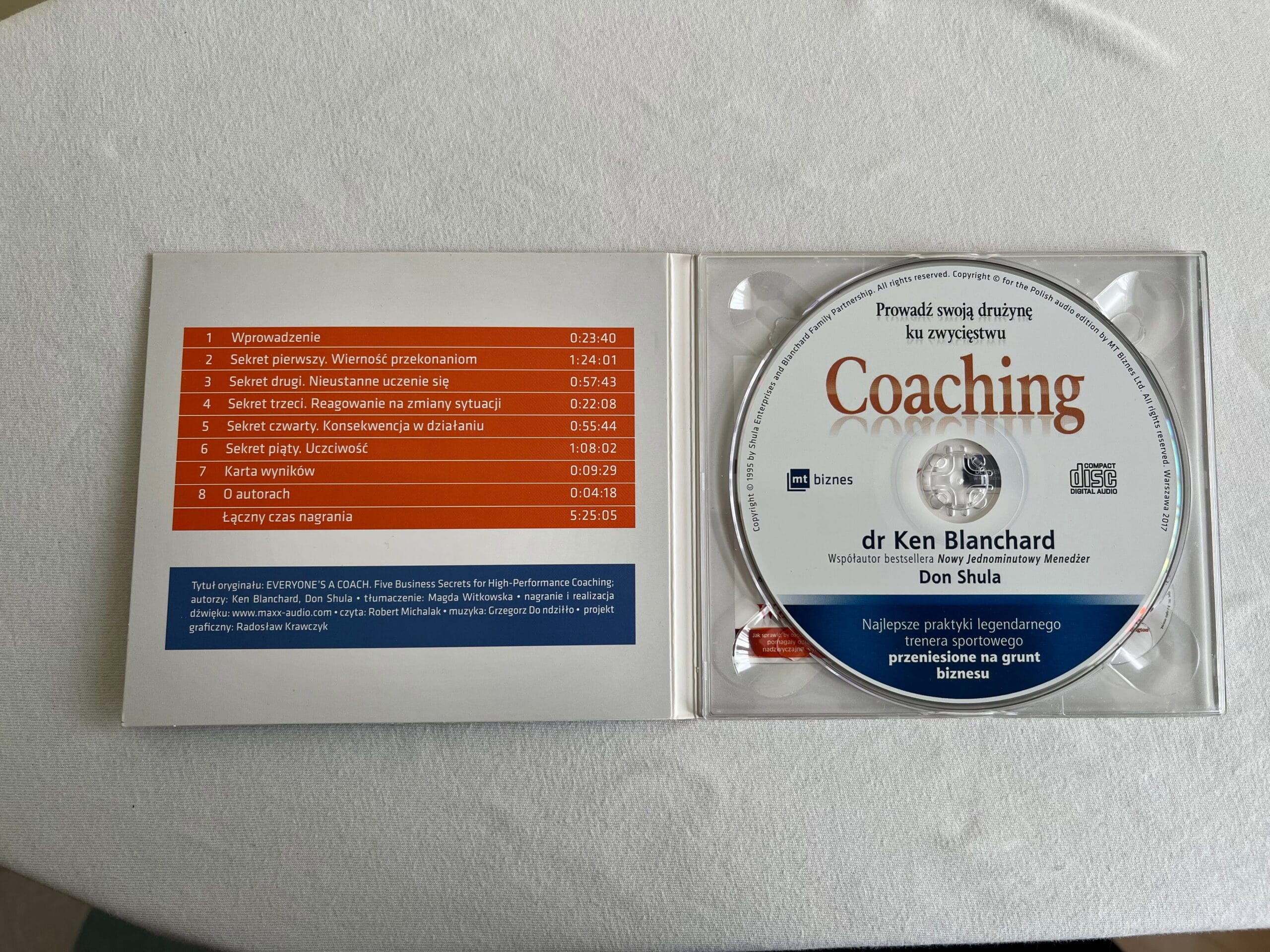 Zestaw audiobooków Coaching i Techniki 1-m menadżera 3 Zestaw audiobooków Coaching i Techniki 1-m menadżera - obrazek 3