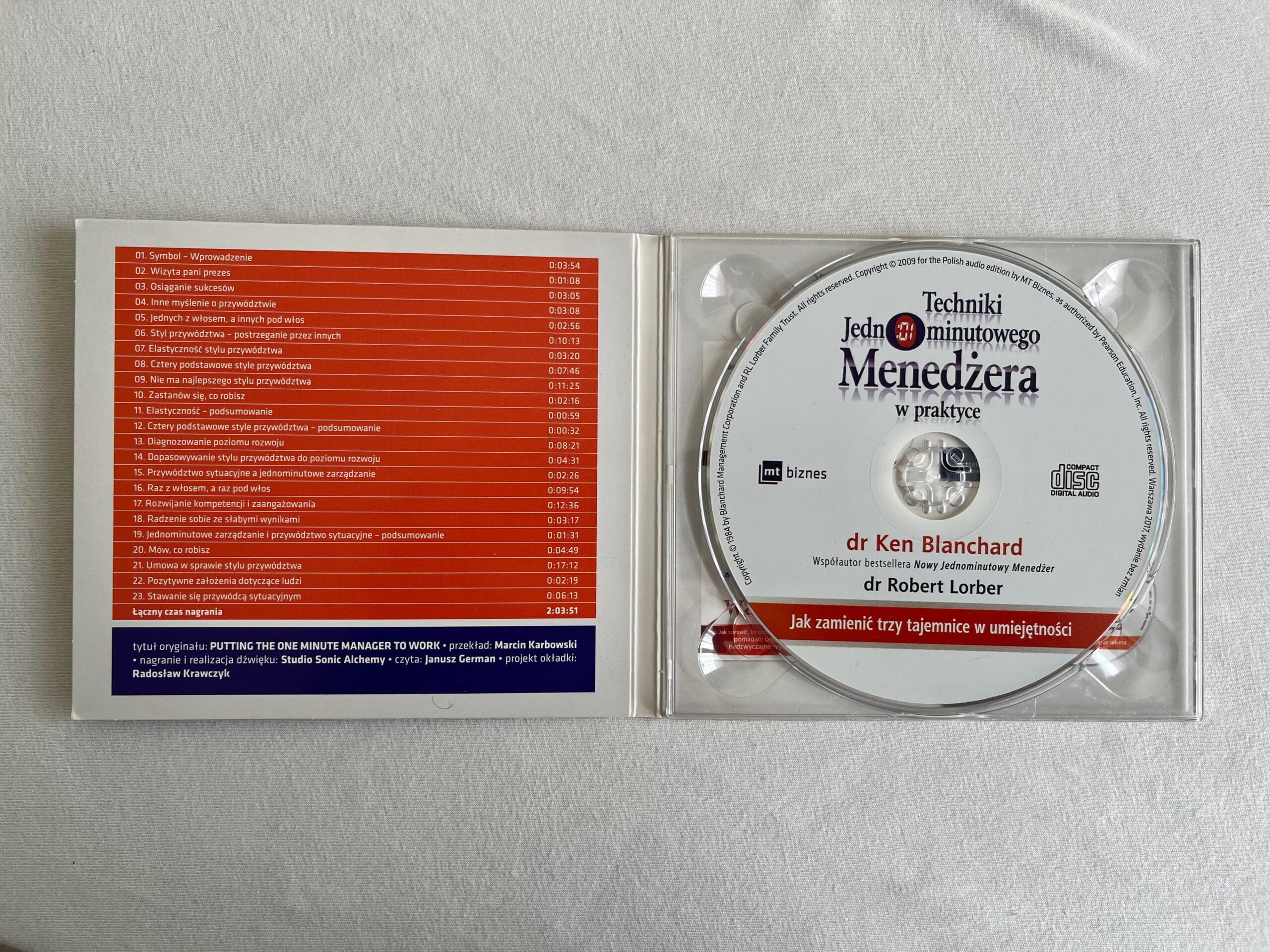 Zestaw audiobooków Coaching i Techniki 1-m menadżera 2 Zestaw audiobooków Coaching i Techniki 1-m menadżera - obrazek 2