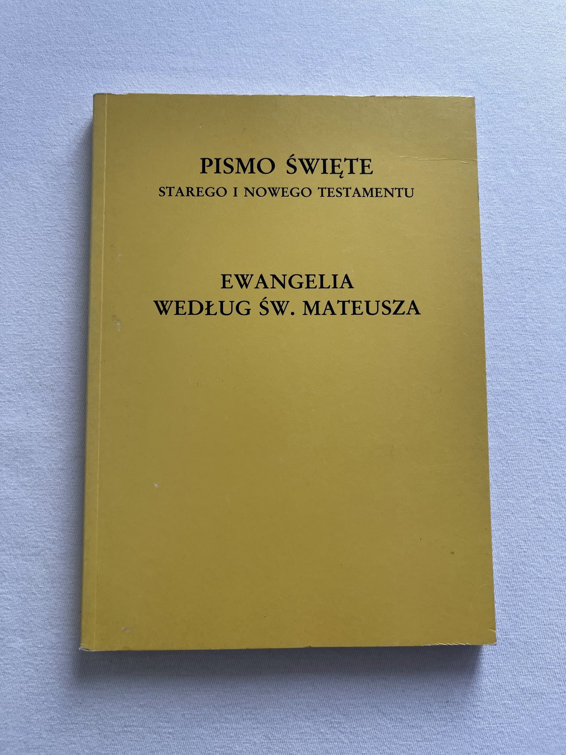 Biblia Lubelska - Ewangelia według św. Mateusza wydanie 1 1 Biblia Lubelska - Ewangelia według św. Mateusza wydanie 1