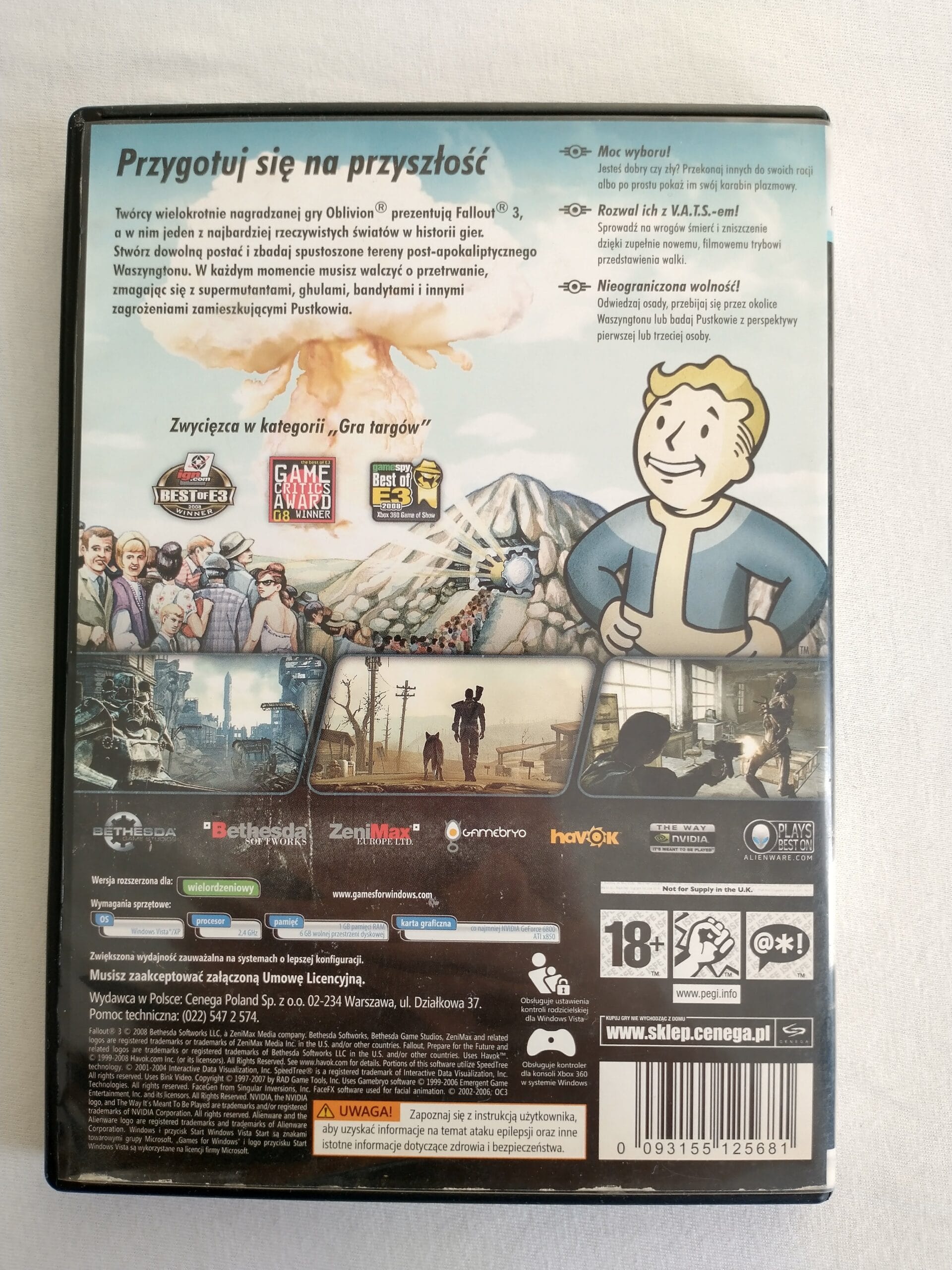 Fallout 3 | PC DVD-ROM | Polska Wersja (PL / ANG) 7 Fallout 3 | PC DVD-ROM | Polska Wersja (PL / ANG) - obrazek 7