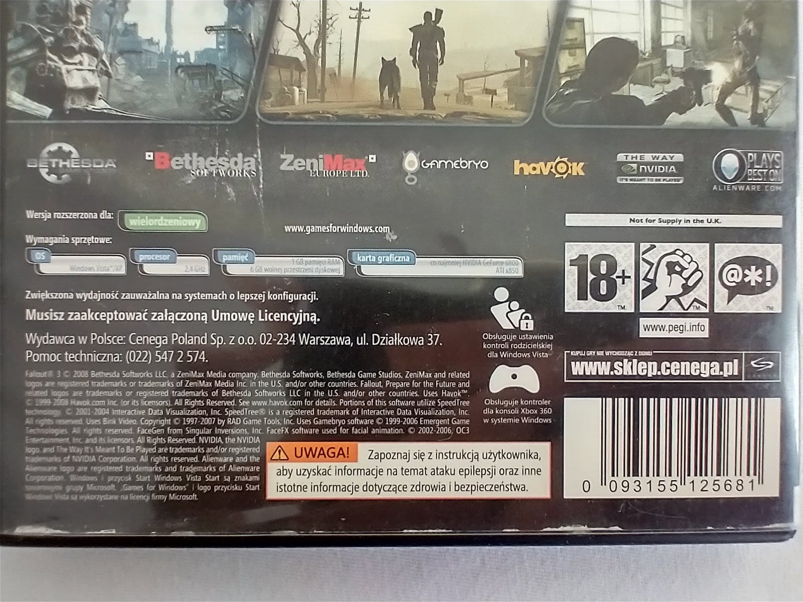 Fallout 3 | PC DVD-ROM | Polska Wersja (PL / ANG) 5 Fallout 3 | PC DVD-ROM | Polska Wersja (PL / ANG) - obrazek 5
